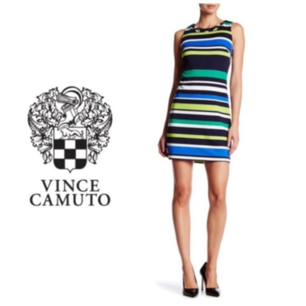 Vince Camuto | NWOT Sleeveless Striped Dress